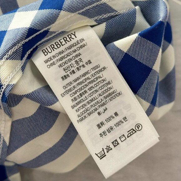 Burberry checked cotton flannel shirt - Picture 4 of 4